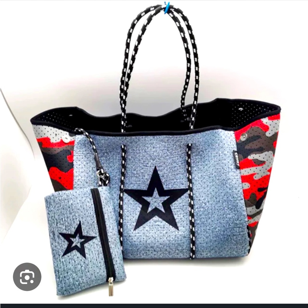 Neoprene tote bag